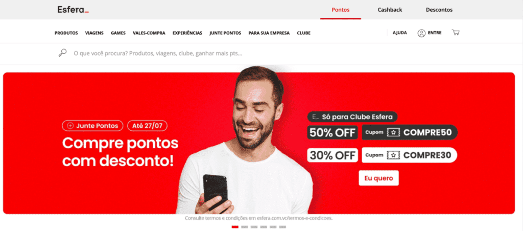 Compra de pontos com esfera - como ganhar dinheiro com o cartão de crédito