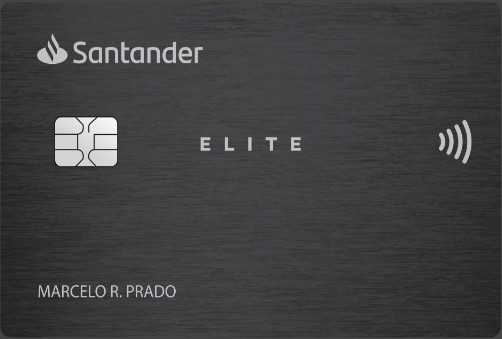 Cartão Santander Elite Pontos Visa Signature