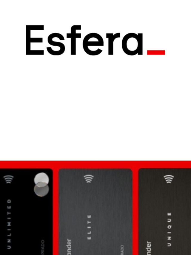 Cartões Santander que pontuam na Esfera